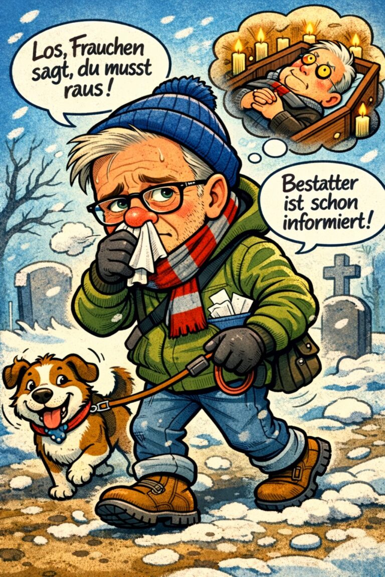 Schnupfen ist Männergrippe