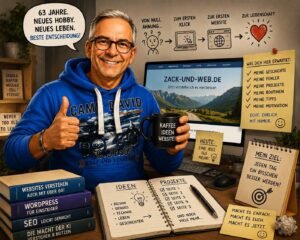Website mit Webhosting und WordPress – verrückte Idee