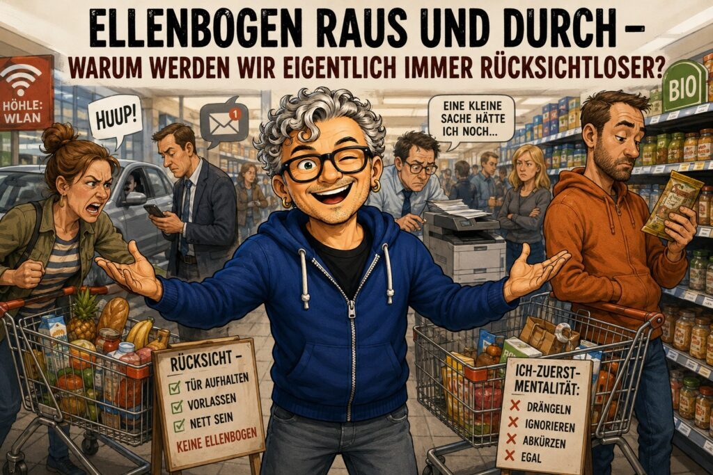Ellenbogen raus und durch – Warum werden wir eigentlich immer rücksichtsloser?